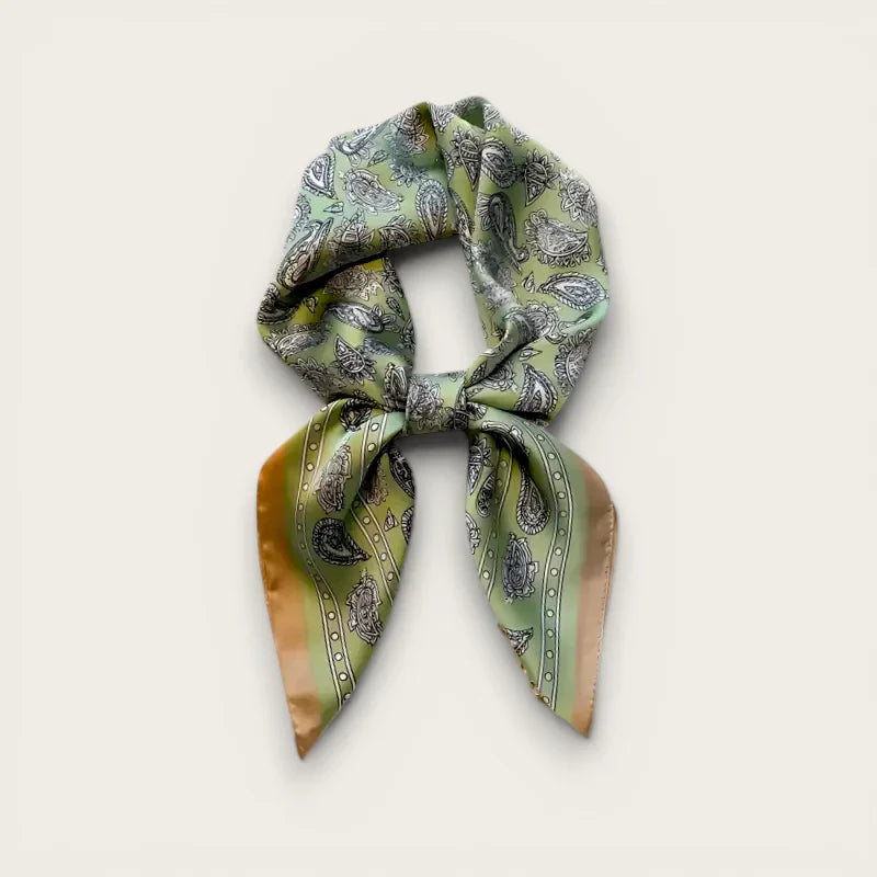 Light Green Silk Scarf