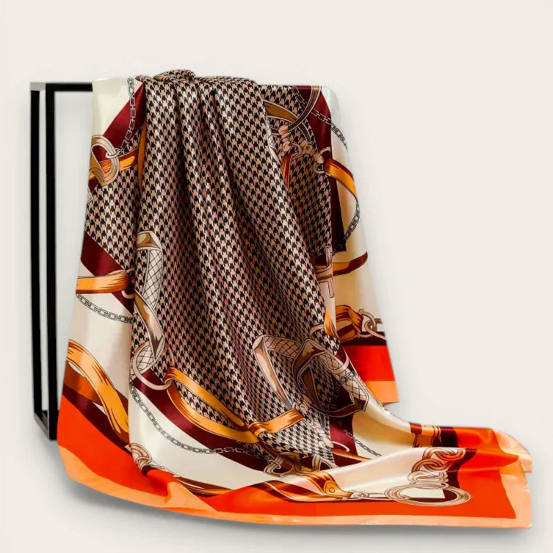 Long Satin Scarf