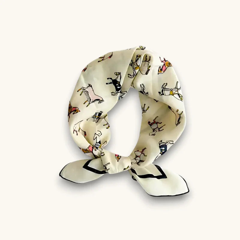 Off White Cotton Scarf