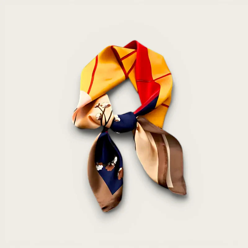 Orange and Brown Scarf