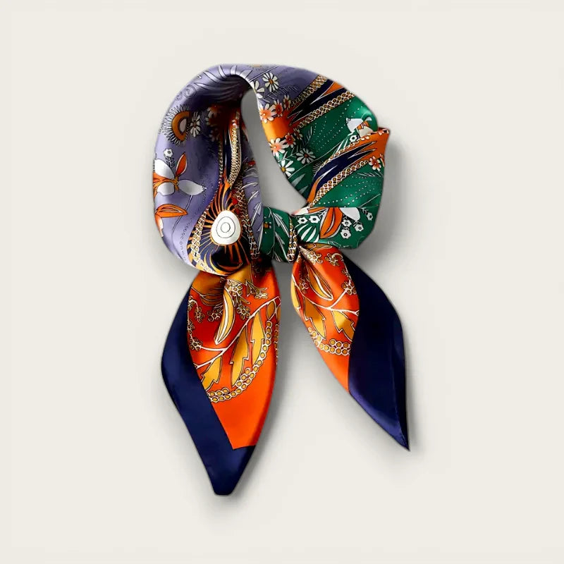 Orange and Purple Scarf