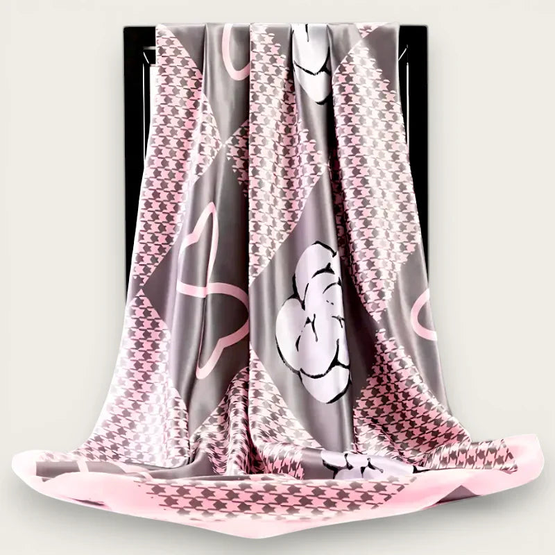Oversized Silk Square Scarf