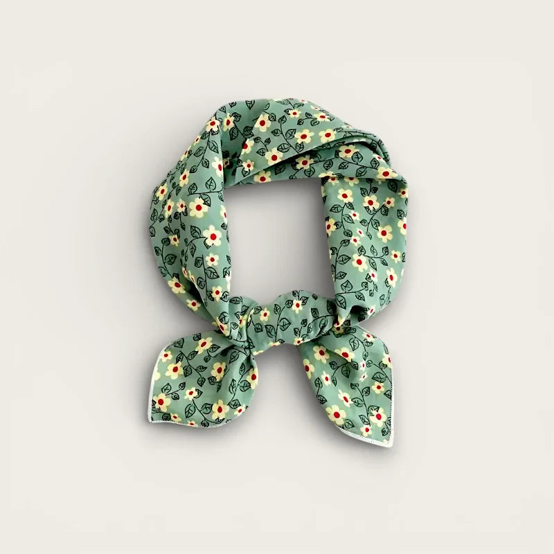 Pale Green Cotton Scarf