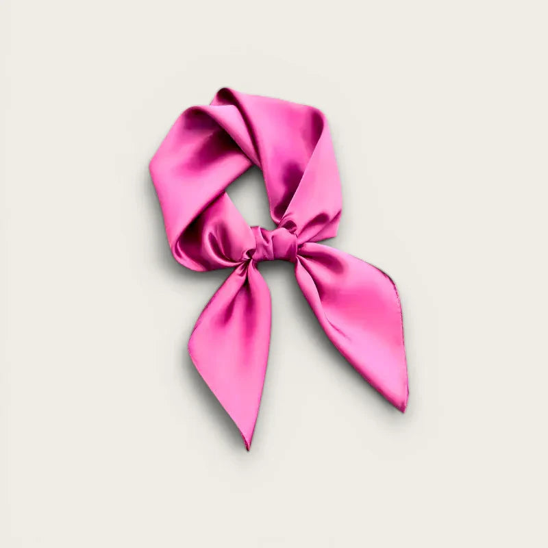 Pink Silk Scarf