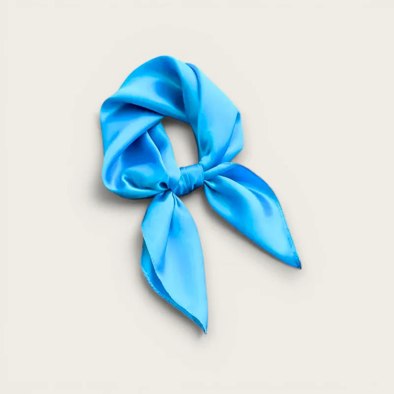 Plain Blue Scarf