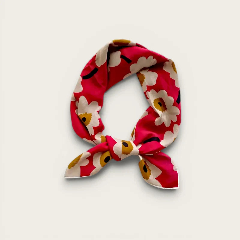 Red Cotton Scarf Women