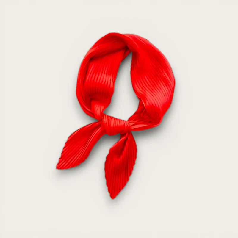 Red Head Scarf