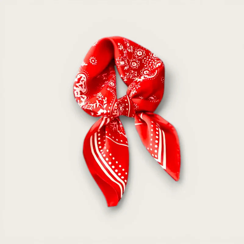 Red Silk Scarf