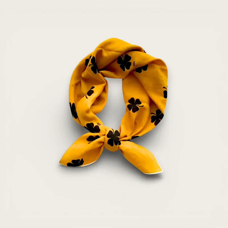 Small Mustard Cotton Scarf