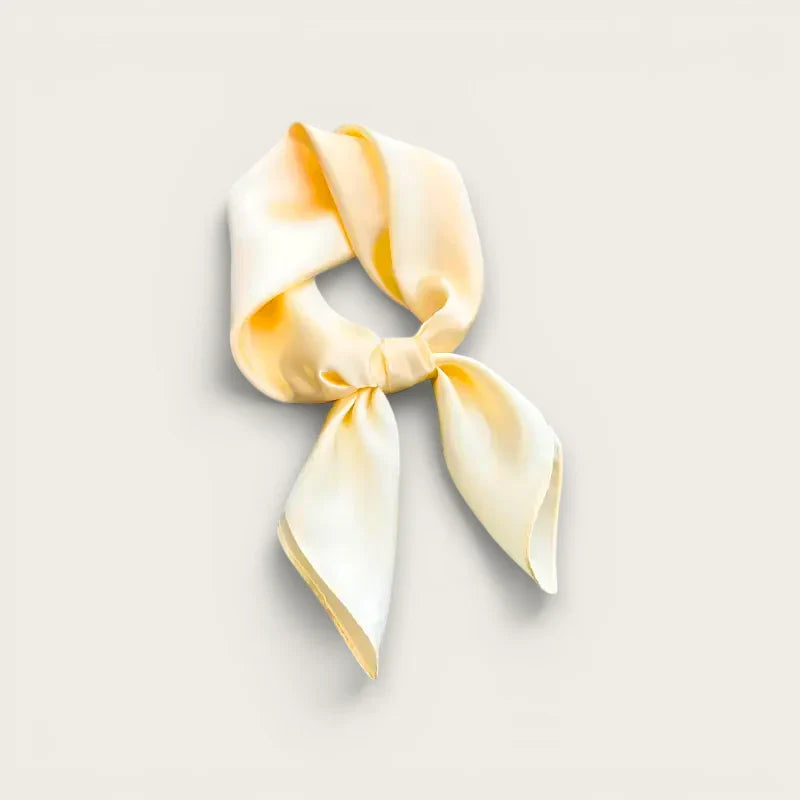Solid Silk Square Scarf
