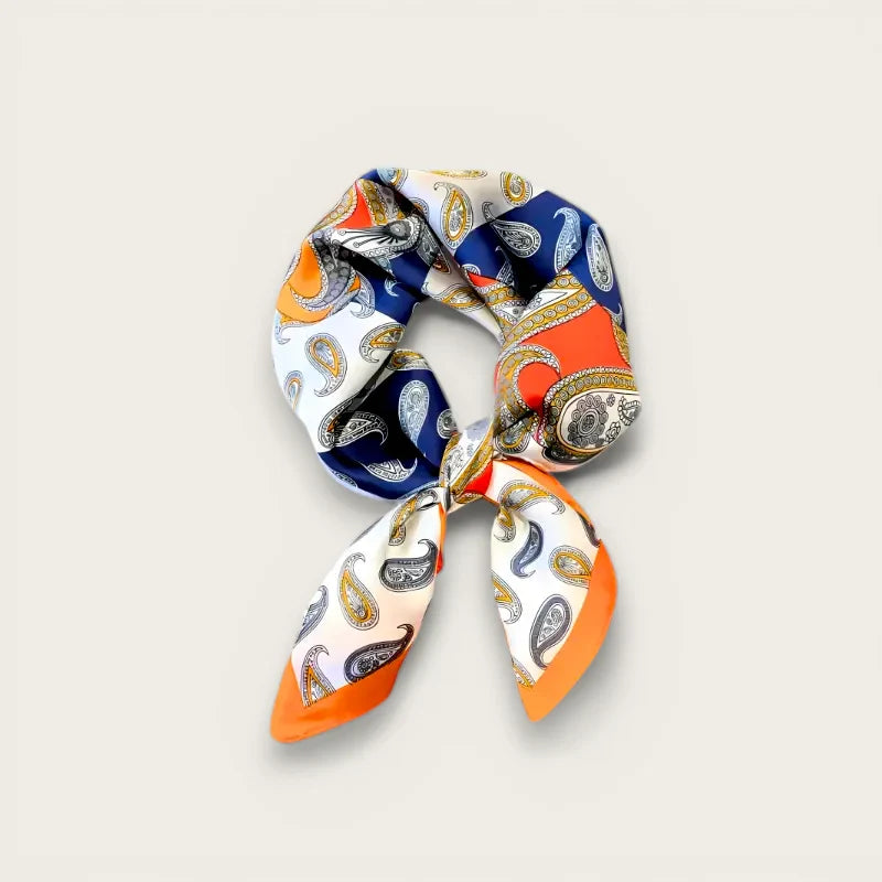 Womens Orange Scarf