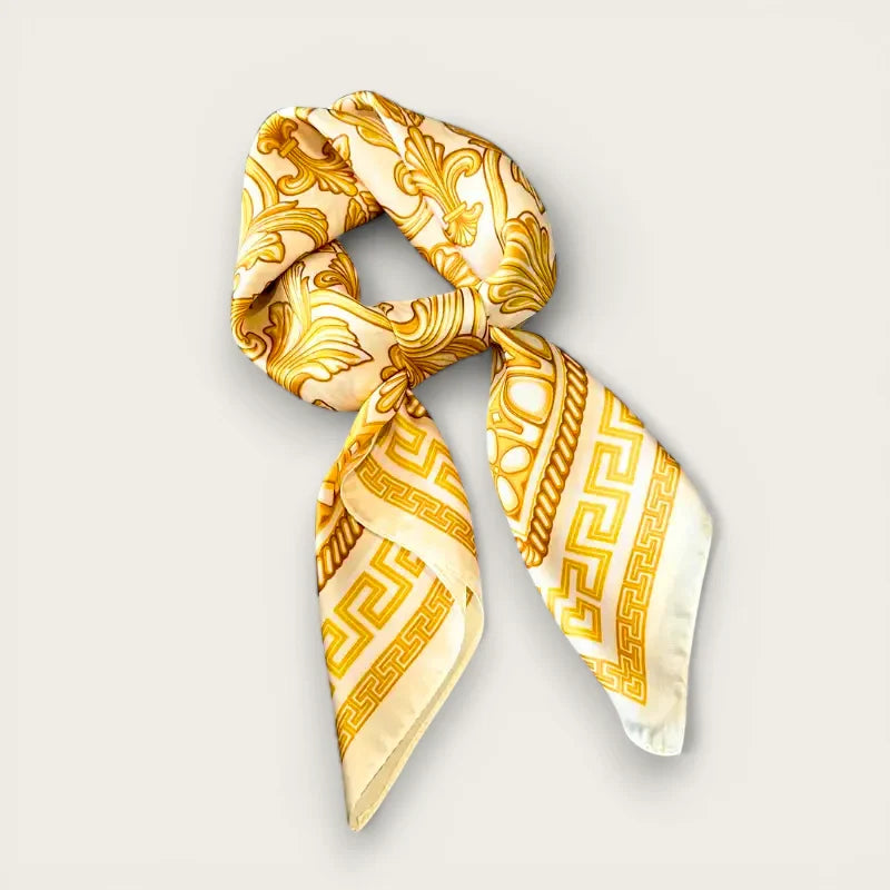 Yellow Silk Scarf